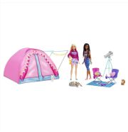 Barbie Kemping kaland sátorral és babákkal (HGC18)