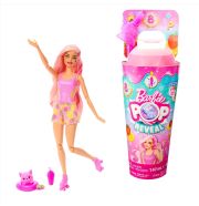 Barbie Slime Reveal meglepetés baba - eper (HWN40/HWN41)