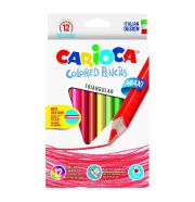 Carioca Háromszög Jumbo színes ceruza szett, 12 db-os