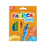 Carioca Lemosható extra puha Baby zsírkréta szett, 8 db-os