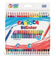 Carioca Színes ceruzakészlet kétvégű 24 db-os 48 színnel