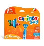 Carioca Színes macis bébi filctoll szett, 6 db-os