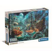 Clementoni Puzzle 1000 db High Quality Collection - Kalózok csatája 