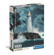Clementoni Puzzle 1000 db High Quality Collection Compact - Világítótorony a viharban