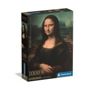 Clementoni Puzzle 1000 db Museum Collection poszterrel - Mona Lisa