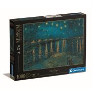 Clementoni Puzzle 1000 db Múzeum kollekció - Van Gogh - Csillagos éj a Rhone fölött