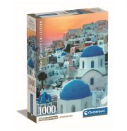 Clementoni Puzzle 1000 db poszterrel High Quality Collection - Santorini