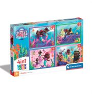 Clementoni Puzzle 104 db Supecolor 4 az 1-ben - Ariel