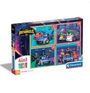 Clementoni Puzzle 104 db Supecolor 4 az 1-ben - Batwheels