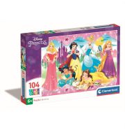 Clementoni Puzzle 104 db SuperColor - Disney Hercegnők