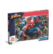 Clementoni Puzzle 104 db SuperColor puzzle - Pókember és ellenségei