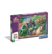 Clementoni Puzzle 104 db SuperColor puzzle - Unikornis Akadémia 2
