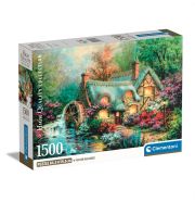 Clementoni Puzzle 1500 db Compact - Erdei faház