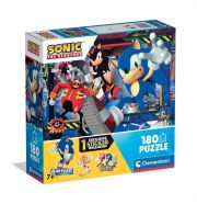 Clementoni Puzzle 180 db matricával - Sonic