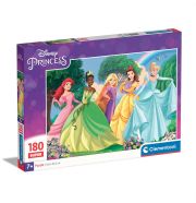 Clementoni Puzzle 180 db Super Color - Disney hercegnők