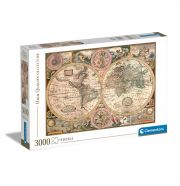 Clementoni Puzzle 3000 db - Antik térkép