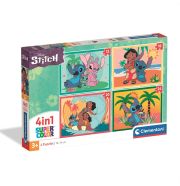 Clementoni Puzzle 4 az 1-ben 12+16+20+24 db - Stitch