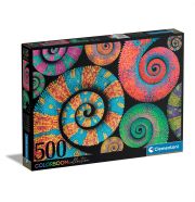 Clementoni Puzzle 500 db Colorboom - Színes kaméleonok
