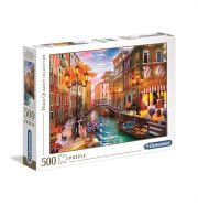 Clementoni Puzzle 500 db High Quality Collection - Velence naplementében