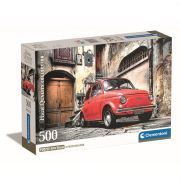 Clementoni Puzzle 500 db poszterrel High Quality Collection - Fiat 500