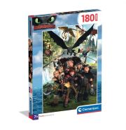 Clementoni Puzzle Super 180 db - Így neveld a sárkányodat