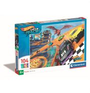 Clementoni Puzzle SuperColor 104 db - Hot Wheels