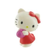 Comansi Hello Kitty játékfigura szívvel 