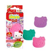 Craze Inkee vegán fürdő bomba forma - Hello Kitty vattacukor aromával, 3db-os