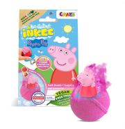 Craze Inkee vegán fürdőgolyó csomag eperfagyi aormával - Peppa malac nyomda figurával