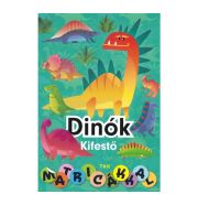 Dinók kifestő - matricákkal