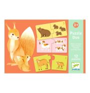 Djeco Baby Animals - Kié a kölyök? párosító puzzle