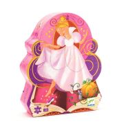 Djeco Cinderella - Hamupipőke formadobozos puzzle, 36 db-os