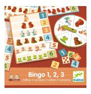 Djeco Eduludo Bingo 1, 2, 3 numbers - Bingó a számokka fejlesztőjáték
