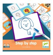 Djeco Step by Step 1, 2, 3 Co - Rajzolni tanulok lépésről lépésre
