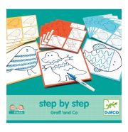 Djeco Step By Step Graff and Co - Rajzolni tanulok lépésről lépésre