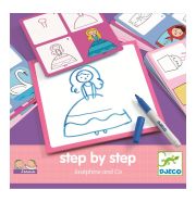 Djeco Step by step, Joséphine and Co - Rajzolni tanulok lépésről lépésre