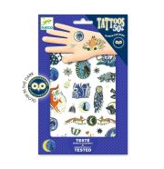 Djeco Tattoos, Nighttime Reflections - Tetováló matricák, Éjszaka tükröződései