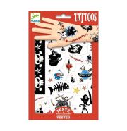 Djeco Tattoos, Pirates - Tetováló matricák, Kalózok