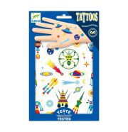 Djeco Tattoos, Space oddity - Tetováló matricák, Égi furcsaságok
