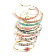Djeco Tiny beads - Karkötő készítő, gyöngyszövés