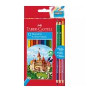 Faber-Castell Színesceruza készlet, 12+3 db bicolor