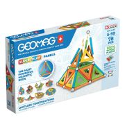 Geomag Supercolor Panels Recycled 78 db-os mágneses építőjáték