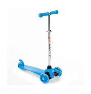Háromkerekű világító roller, kék