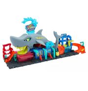 Hot Wheels City Color Reveal Cápás autómosó
