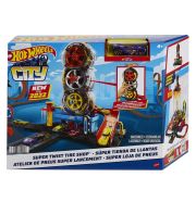 Hot Wheels City Triplakerék gumiszervíz pályaszett (HDP02)