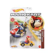 Hot Wheels Mario Kart kisautó - Diddy Kong (GBG25/GRN15)