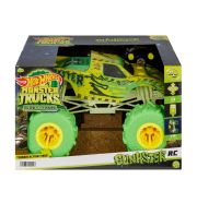 Hot Wheels Monster Trucks 1:15 távirányítós, sötétben világító autó - Gunkster