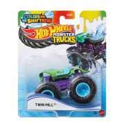 Hot Wheels Monster Trucks színváltós kisautó 1:64 - Twin Mill