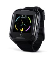 KidSafe Ultra 4G fekete gyerek okosóra, 4G videóhívás, IP67 vízálló, GPS