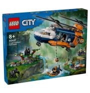 LEGO® City 60437 Dzsungelkutató helikopter a bázison